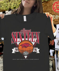 Arkansas Razorbacks Sweet Sixteen 2026 Shirt – March Madness Shirt