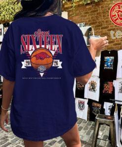Arkansas Razorbacks Sweet Sixteen 2026 Shirt – March Madness Uniex