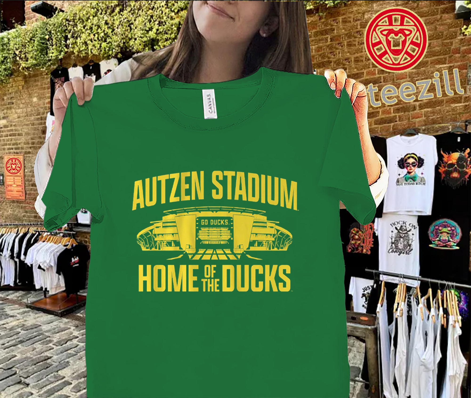 Autzen Stadium Home of the Ducks Shirt – Oregon Football Fan Tee