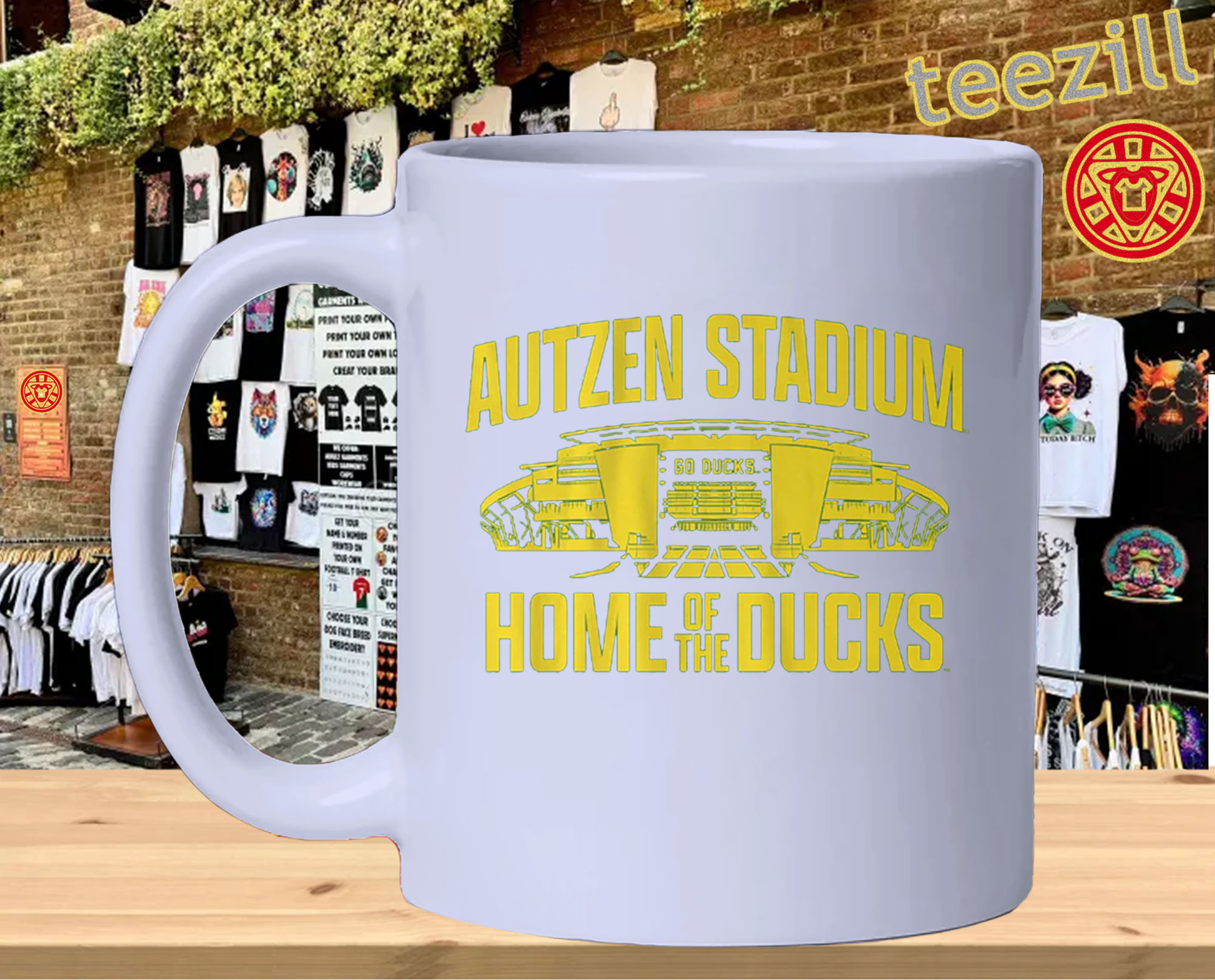 Autzen Stadium Home of the Ducks Shirt – Oregon Football Mug
