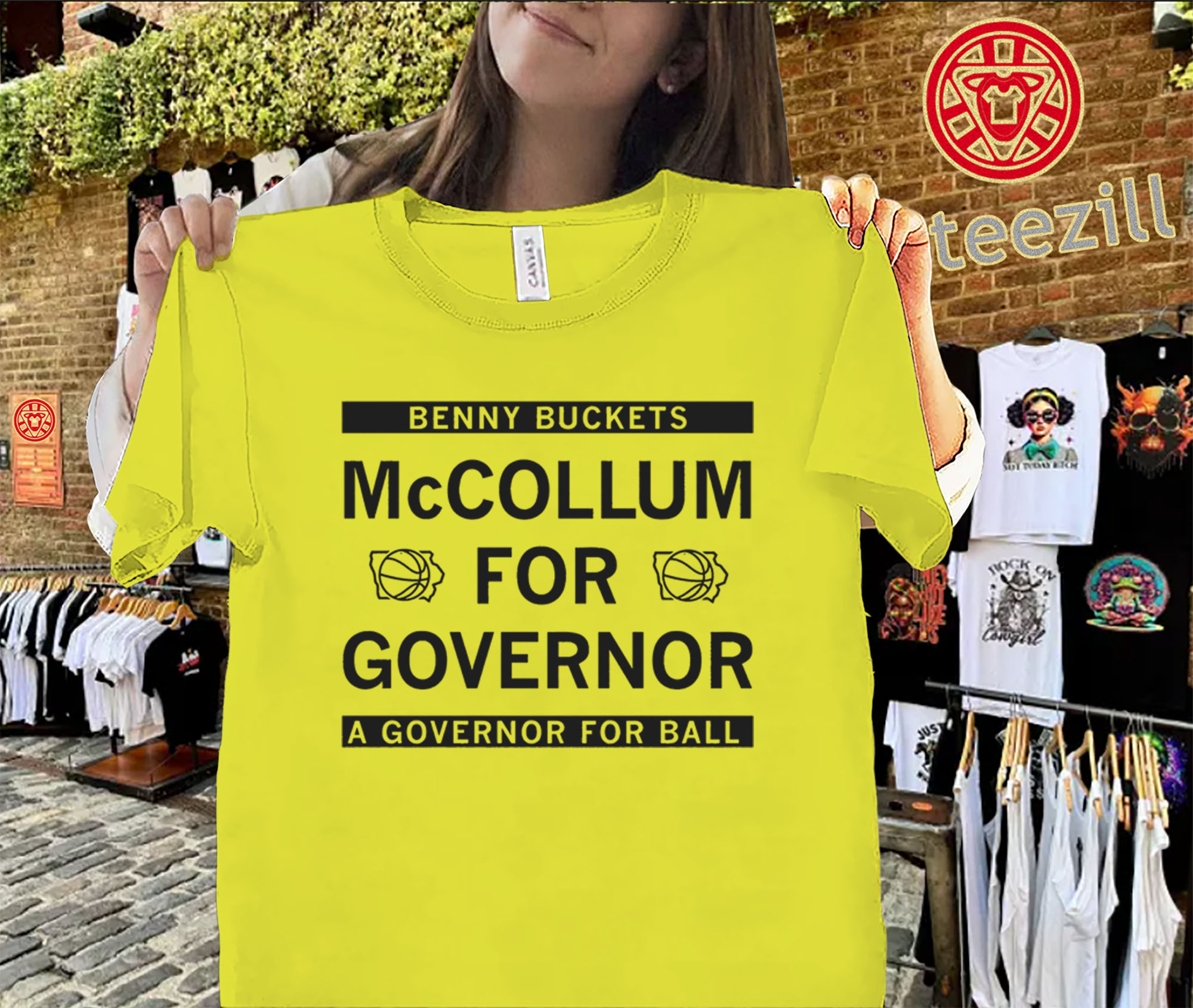 Benny Buckets McCollum For Governor Shirt – Funny Basketball