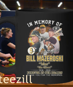 Bill Mazeroski 1936–2026 Legacy Tribute Shirt – Thank You For The MemoriesMug