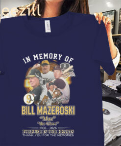 Bill Mazeroski 1936–2026 Legacy Tribute Shirt – Thank You For The Memoriess