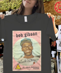 Bob Gibson Rookie Card Shirt – 1959 Topps Cardinals Tee