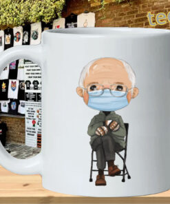 Brown Mittens Meme Shirt – Bernie Sanders Cozy Winter Graphic Tee Mug Design