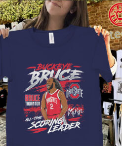 Bruce Thornton Ohio State Basketball Shirt – All-Time Leading Scorer Fan Tees