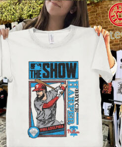Bryce Harper Phillies Shirt – Philadelphia Baseball Gaming Tee The Show InspiredClassic Shirt
