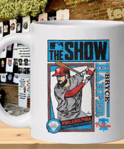 Bryce Harper Phillies Shirt – Philadelphia Baseball Gaming Tee The Show InspiredMug Design