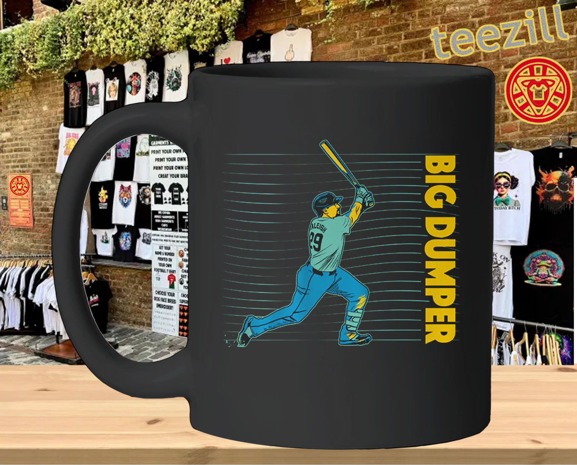 Cal Raleigh Big Dumper Neon Nights Mug Design