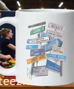 Carlos Sainz Signs Shirt - F1 Racing Fan TeeMug
