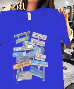 Carlos Sainz Signs Shirt - F1 Racing Fan Tees