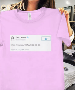 Chris Brown is Trash Simon Tee Shirt