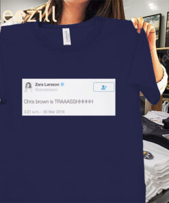 Chris Brown is Trash Simon Tee Shirts