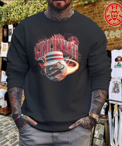 Cincinnati Pillbox Heater Baseball Shirt – Queen City Fan Gear Sweater