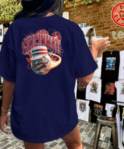 Cincinnati Pillbox Heater Baseball Shirt – Queen City Fan Gear Uniex