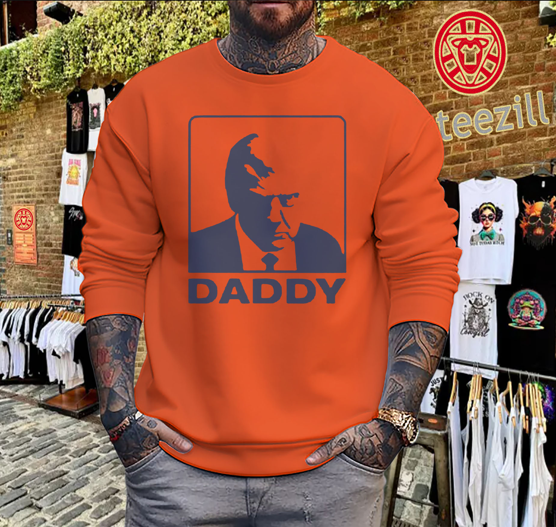 Donald Trump Viral Mark Rutte Quote Tee Sweater