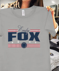 Emily Fox Patriotic Soccer Shirt – Stars & Stripes Women’s Fans Apparel