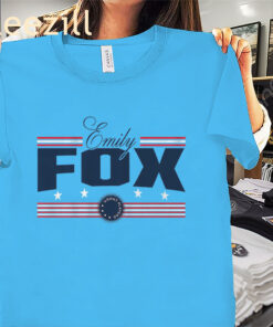 Emily Fox Patriotic Soccer Shirt – Stars & Stripes Women’s Fans Apparels