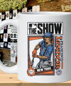 Francisco Lindor Mets Shirt – New York Baseball Gaming Tee The Show Inspired Mug Design