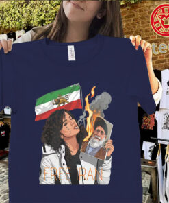 Free Iran Lion and Sun Flag Shirt – Persian Protest Freedom Graphic Tees