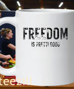 Freedom Is Pretty Good Waffle Shirt – Minneapolis Pride Graphic TeeMug