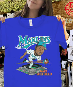 Gary Sheffield Shirt – Florida Marlins Retro Baseball Tee