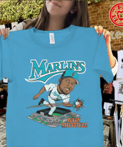 Gary Sheffield Shirt – Florida Marlins Retro Baseball Tee Classic Shirt