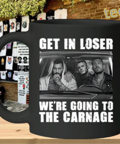 Get In Loser We’re Going to the Carnage Shirt – Spade Brothers Viral Graphic TeeMug