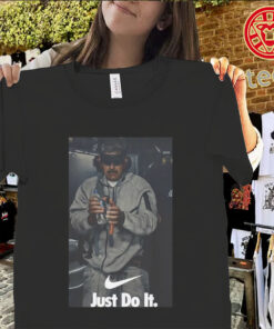 Grey Tech Fleece Meme Shirt – Viral Streetwear Moment Tee