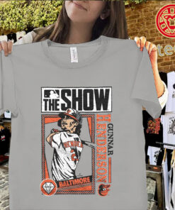 Gunnar Henderson Orioles Shirt – Baltimore Baseball Gaming Tee The Show Inspired Uniex Shirt