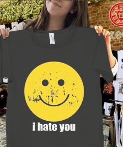 Harry Styles I Hate You Smiley Face Shirt – Viral Pop Culture Graphic Tee