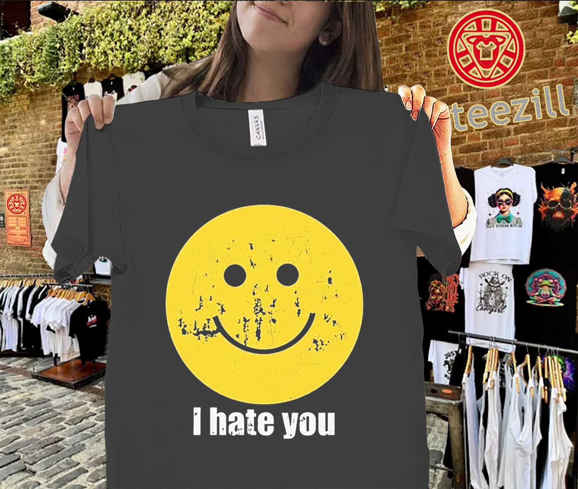 Harry Styles I Hate You Smiley Face Shirt – Viral Pop Culture Graphic Tee
