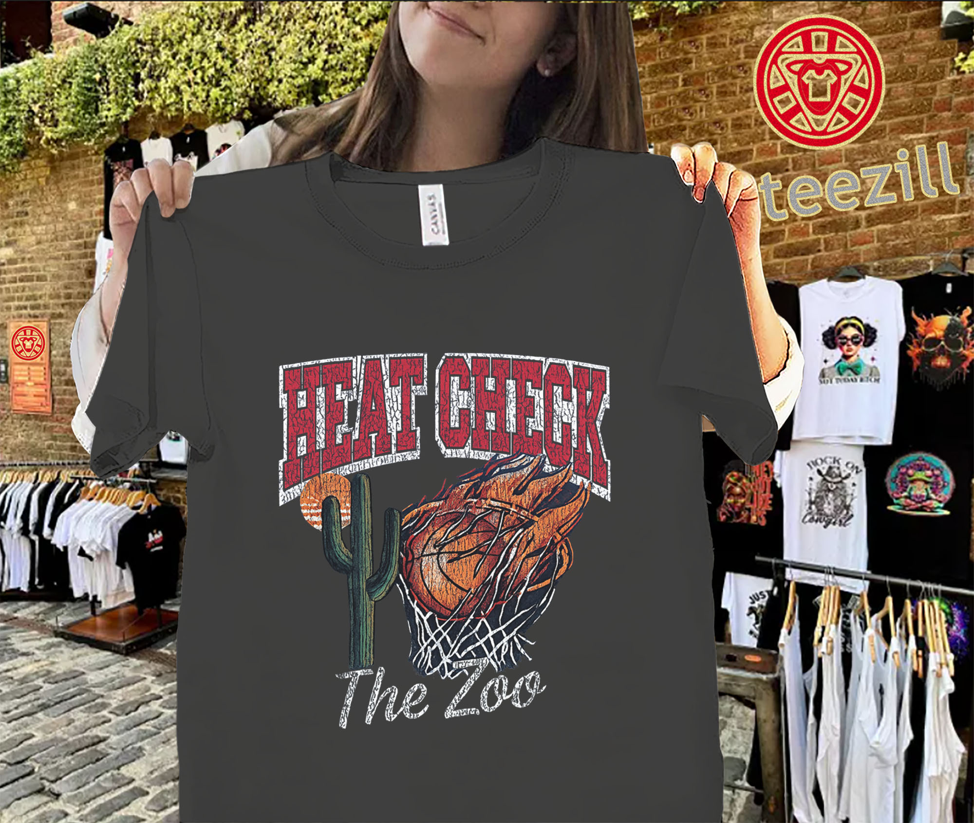 Heat Check The Zoo Shirt – Arizona Wildcats Basketball Tee