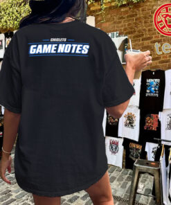 Hockey Shirt – Game Notes Initials Fan Tees