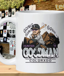 Hunter Goodman Shirt – Colorado Rockies Baseball Fan Tee Mug Design