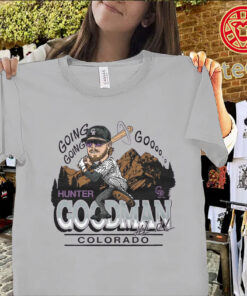 Hunter Goodman Shirt – Colorado Rockies Baseball Fan Tee Uniex Shirt