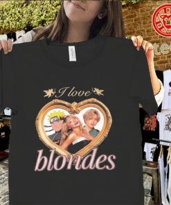 I Love Blondes Shirt-classic