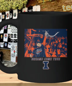 Illinois Basketball Brad Underwood Dreams Come True -mug-design