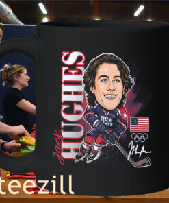 Jack Hughes USA Hockey Gold Signature Shirt – Team USA Fan TeeMug