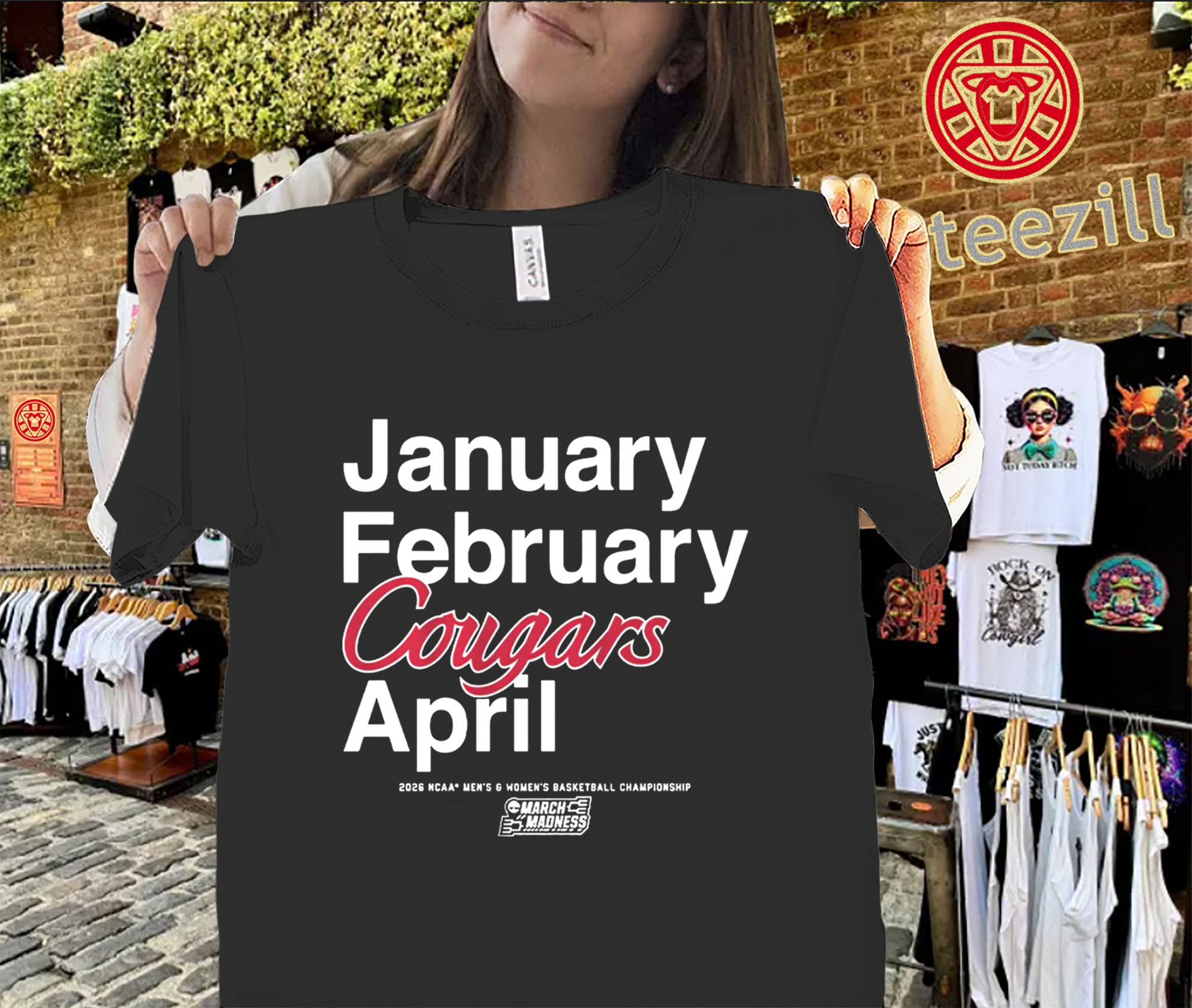 January February Cougars April Shirt – Houston Cougars March Madness 2026 Tee Classic Shirt