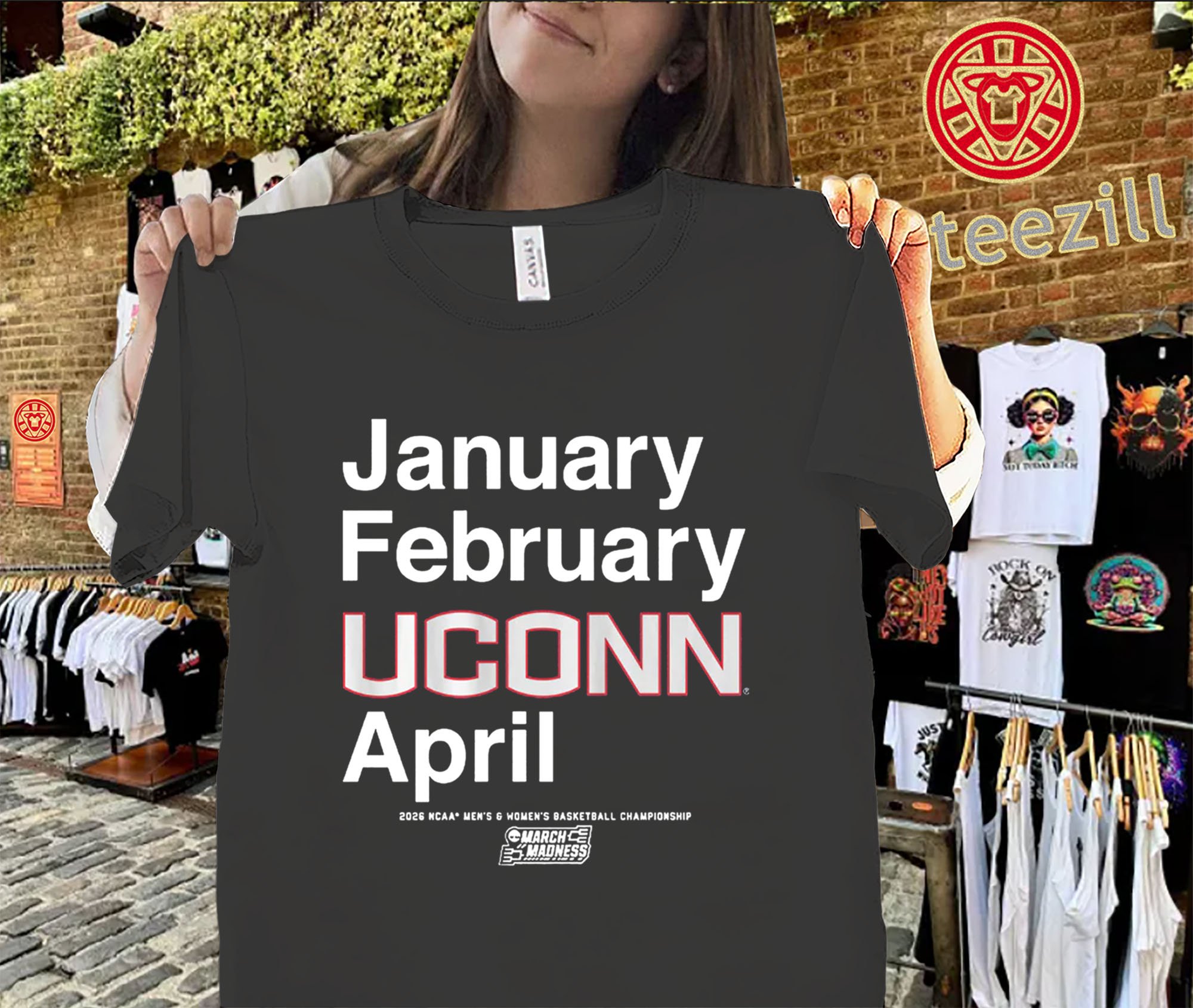 January February UConn April Shirt – UConn Huskies March Madness 2026 Tee Classic Shirt