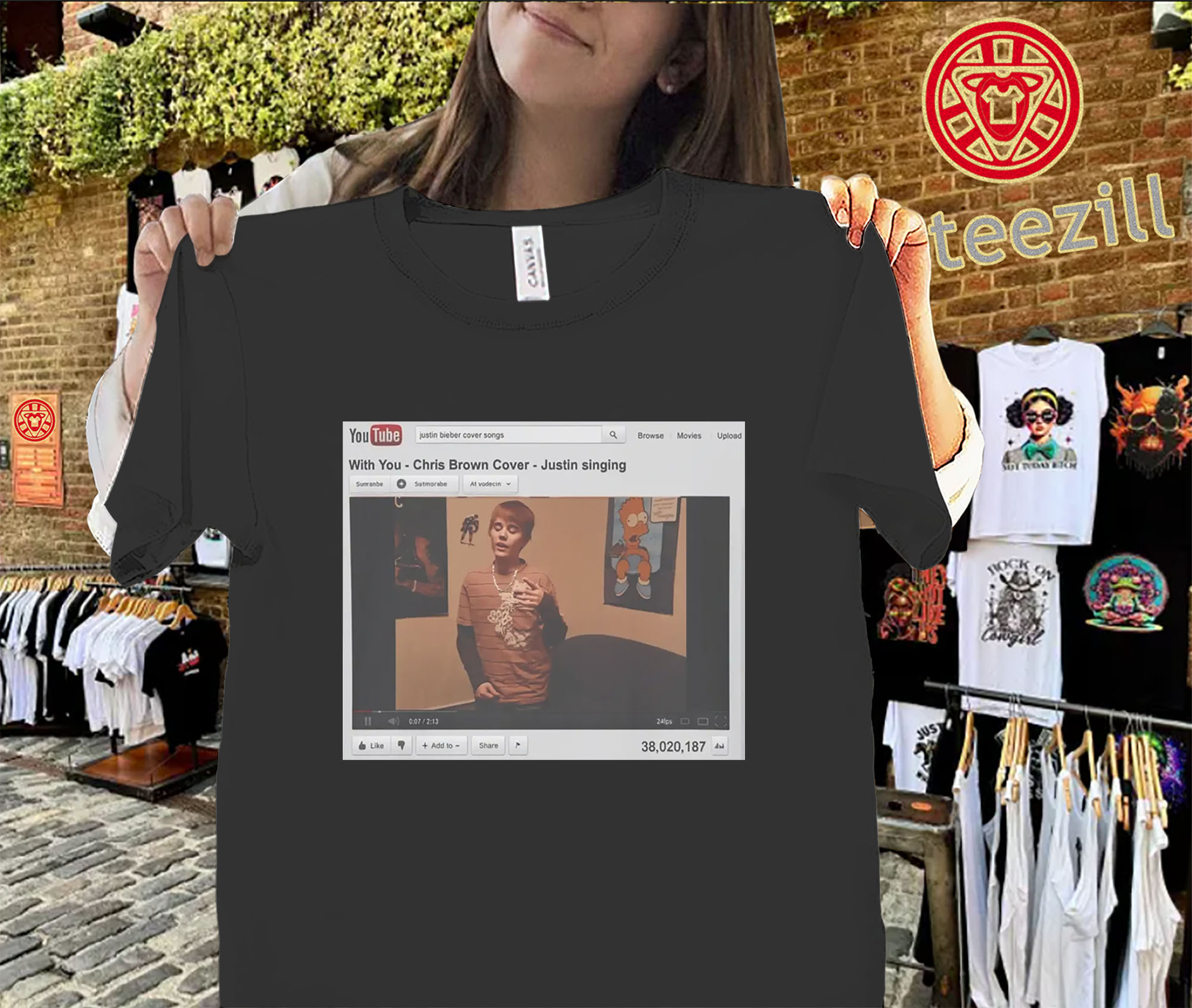 Justin Bieber YouTube Tシャツ 【公式通販】
