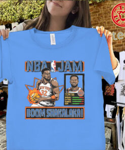 Karl-Anthony Towns Shirt – New York Knicks NBA Jam Retro Tee