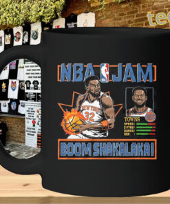 Karl-Anthony Towns Shirt – New York Knicks NBA Jam Retro Tee Mug Design