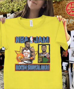 Karl-Anthony Towns Shirt – New York Knicks NBA Jam Retro Tee Uniex Shirt
