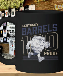 Kentucky Barrels Shirt – 100 Proof Retro Mascot TeeMug Design