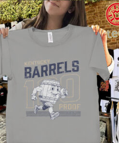 Kentucky Barrels Shirt – 100 Proof Retro Mascot Tees