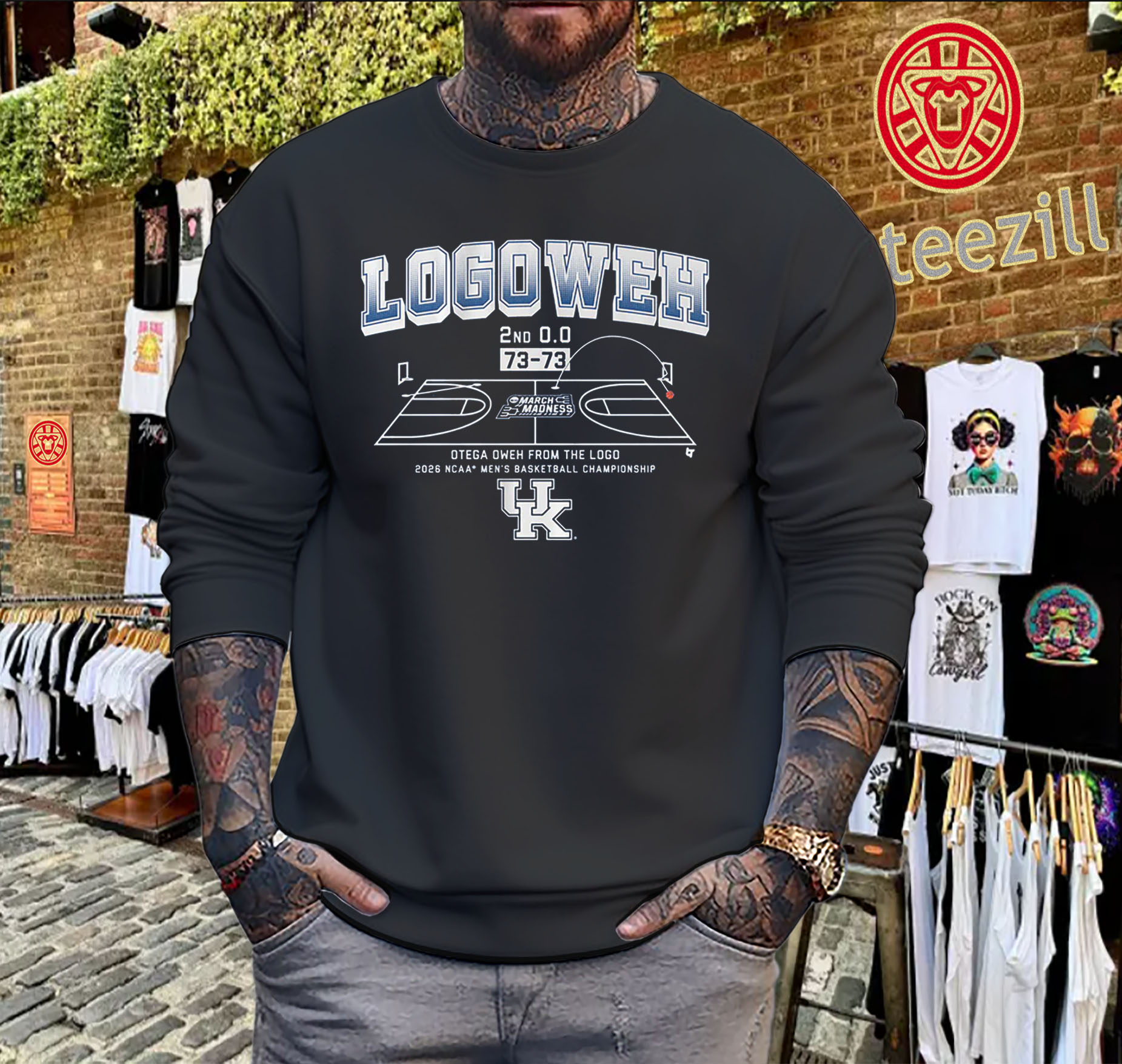 Kentucky Wildcats 2026 Sweet Sixteen Shirt - Otega Oweh Logoweh Sweater