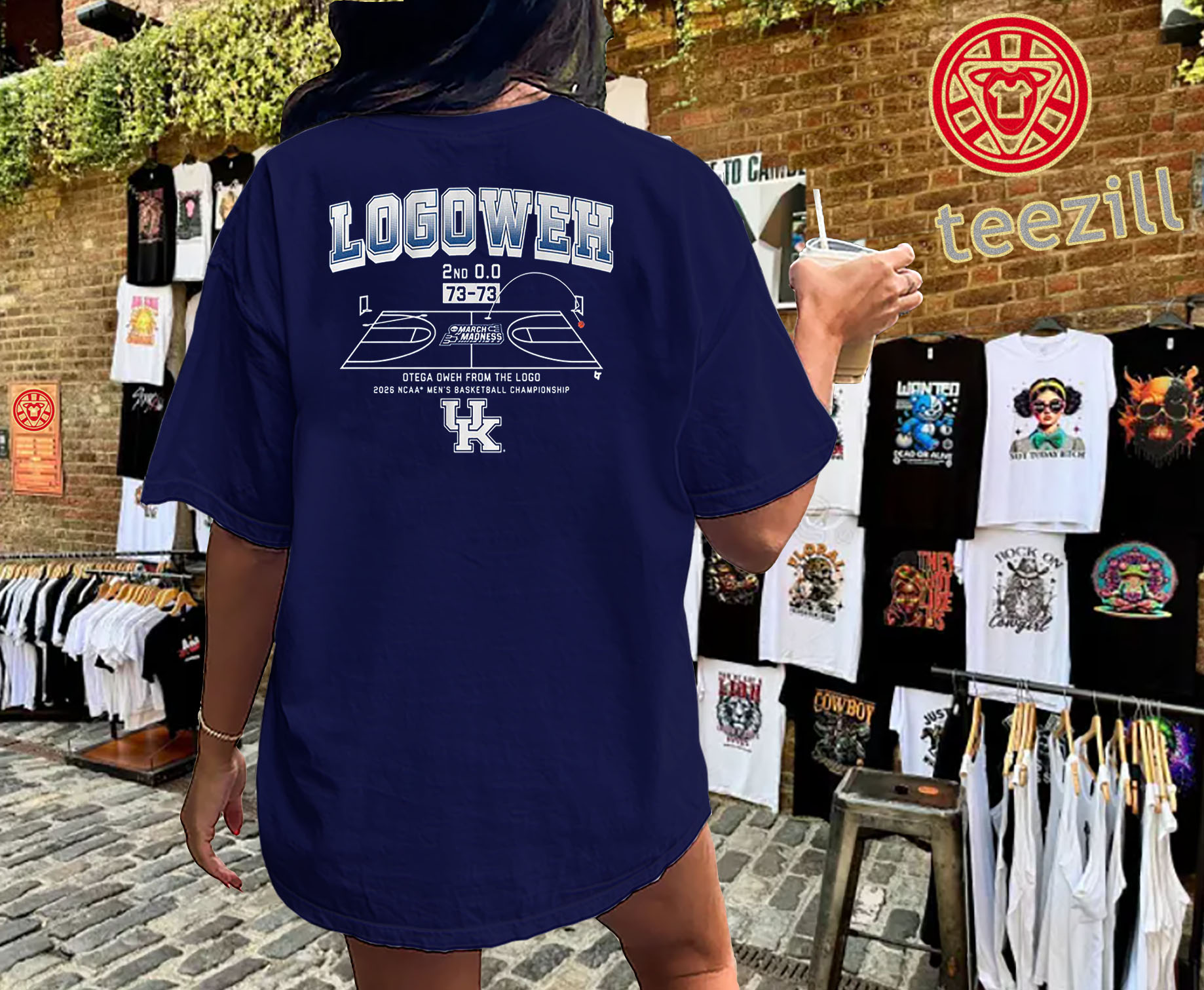 Kentucky Wildcats 2026 Sweet Sixteen Shirt - Otega Oweh Logoweh Uniex