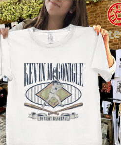 Kevin McGonigle Detroit Baseball Shirt – Diamond Standout Fan Gear